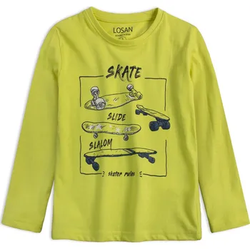 Chlapecké tričko Chlapecké tričko LOSAN SKATE SLIDE zelené Velikost: 104