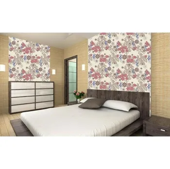 Tapeta DIMEX | Vliesová tapeta na zeď Dimex Line WP-054-01 | 0,75 x 10 m | vícebarevná, červená, krémová, modrá + Vliesová tapeta na zeď Dimex Line WP05501 v rozměru 0,75 x 10 m