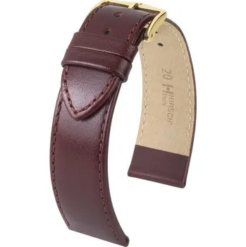 Řemínek na hodinky Kožený řemínek Hirsch Osiris L 03475060-1, červený, teletina, délka L, Quick Release