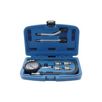 Tlakoměr Měřič komprese pro benzinové motory, kompresiometr benzin s redukcemi