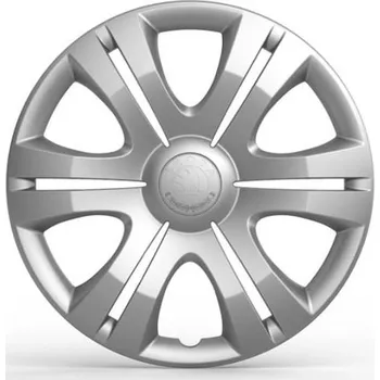 Poklice na kolo Škoda Satellite stříbrná 15\" 4 ks