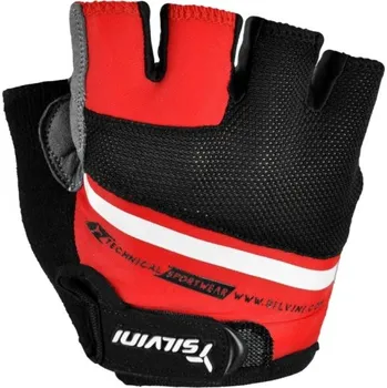 Cyklistické rukavice dětské rukavice Silvini Sasso UA493J, red - vel. 13-14 120114