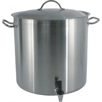Hrnec Hrnec nerez s výpustným ventilem - kohoutem 50lt.
