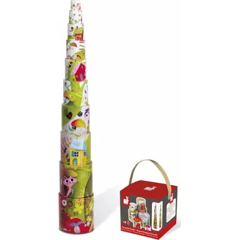 Hračka Janod Skládací pyramida Pohádkový strom + doprava zdarma + dárek zdarma