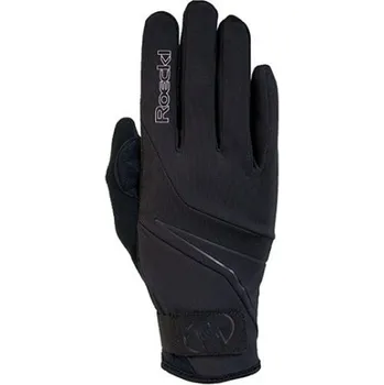 Cyklistické rukavice rukavice Roeckl Lillby, black - vel. 8.5 124155