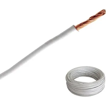elektrický kabel Vodič H07V-K 1,5 bílá (CYA 1,5) balení 100 m