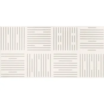 Obklad Burano dekor stripes - obkládačka inzerto 30,8x60,8 bílá 6003852
