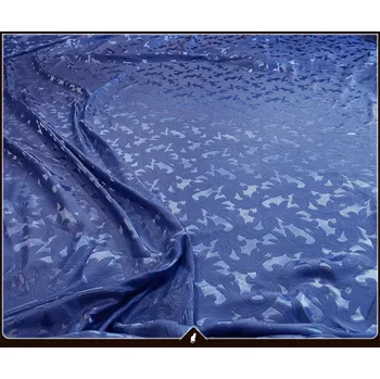 Dekorační látka Lea modrá - závěs metrážový, šířka 150 cm. (Prvotřídní kvalita !!! Tmavě modrá 280 cm !!!)