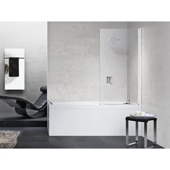 Vanová zástěna Young 1V - 1-dílná vanová zástěna 80x150, bílá lesklá VZA1YO-D80