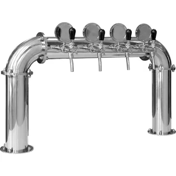 Výčepní technika Varia-Plus Výčepní stojan U4 nerez komplet kohouty pákové medailony standard dochlazení