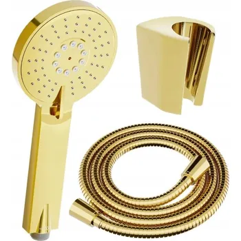 Sprchový set Mexen příslušenství - 1-bodový ruční sprchový set R-40, zlatá, 785406052-50