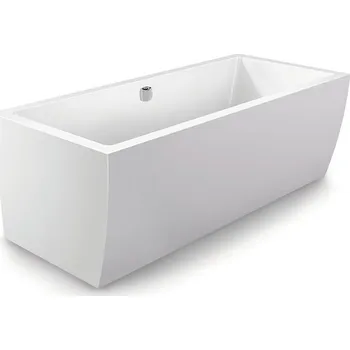 Vana Volně stojící vana Kube - R 170x75, ke stěně TIKUB170-R