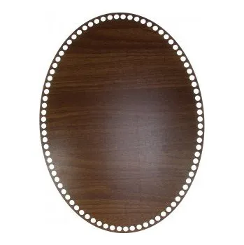 Dno na košík ořech ovál 43x32cm