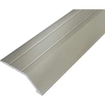 Stavební profil AP6 nájezdová lišta samolepící ACARA, hliník elox titan, 14,5 mm, 0,9 m