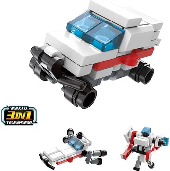 ostatní stavebnice Qman Trans Collector 3v1 2104-9 Záchranné SUV 3v1