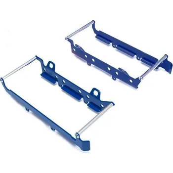 Chladič motoru CROSSPRO kryty chladičů hliníkové MODEL LIGHT (do motorky bez ventilátoru) KTM EXC 250/300 17-18, SX 125 19 barva modrá