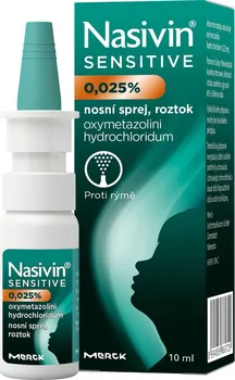Lék na kašel, rýmu a nachlazení Nasivin Sensitive pro děti 0,25 mg 10 ml