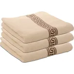 Ručník GREEK 50 x 90 cm krémový, 100% bavlna