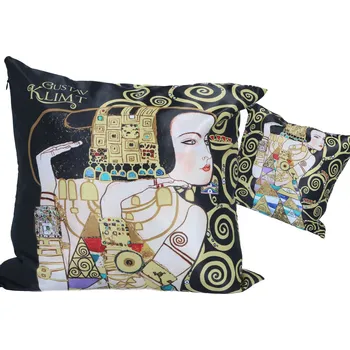 Polštář Carmani® Carmani - Polštář G. Klimt, Očekávání, Strom života - 45*45 cm