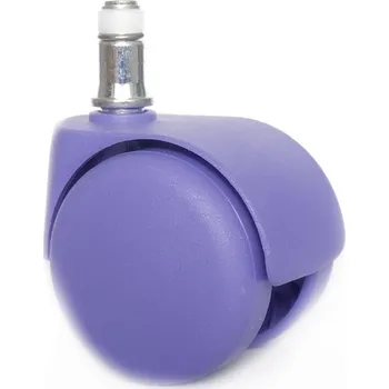 Pojezdové kolečko Plastové kolečko CD 50 fialové 50 mm (sada 5 ks)