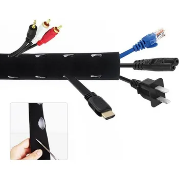 kabelová chránička Organizér - pořadač kabeláže Fiber Mounts Neo672 (Speciální systém pro vedení a uspořádání veškeré kabeláže od A/V a PC příslušenství, materiál neopren, délka 2m)