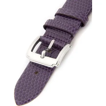 Řemínek na hodinky Kožený řemínek Mavex HYP-02-VIOLET, fialový - 12 mm
