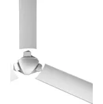 VP6 3D vnitřní růžek k liště T-COVE, hliník lakovaný bílá, 16 mm, 2 ks