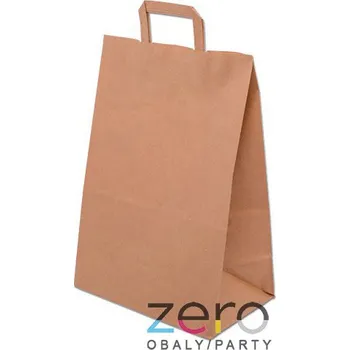 Nákupní košík Taška papírová TSU.01 (32 x 17 x 41 cm) - přírodní