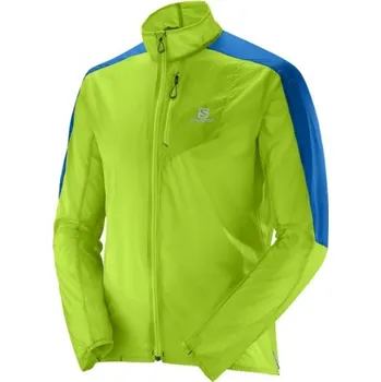 Pánská bunda bunda Salomon Fast Wing Jacket M, granny green/union blue - vel. M 118619
