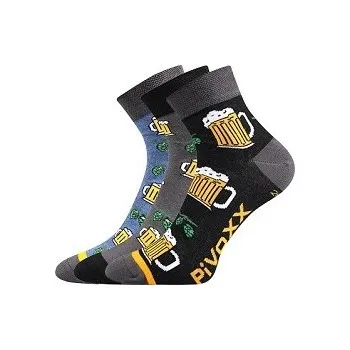 VoXX Boma Lonka Litex+PIFF 01 sportovní ponožky VoXX pivo - balení 3 páry, PIFF 01 sportovní ponožky VoXX pivo - balení 3 páry, VoXX, 114503 26-28 (39-42) mix