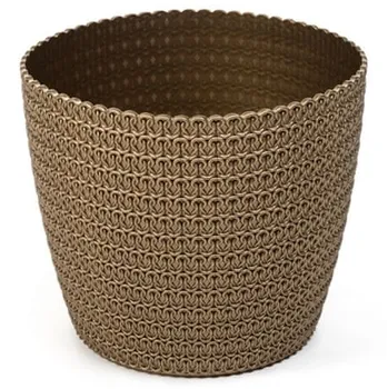 Obal na květináč Nohel Garden Magnolia Jersey 19 cm zlatý