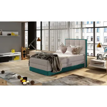 Ložnice EltapMeble Postel Aster Boxspring 90x200 cm - Orinoco 21 / Orinoco 85 (barva potahu)
