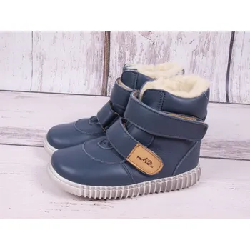 Chlapecká zimní obuv Bosé Pegresky zimní obuv Pegres 1706 Exclusive TM. MODRÉ suché zipy velikost: 21