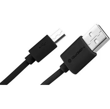 Kabel GoGEN USB/micro USB, 2m - černý