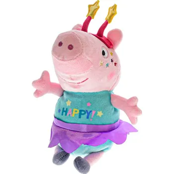 plyšák Peppa Pig Happy Party 31cm plyšový 0m+ Barvy: světle zelená