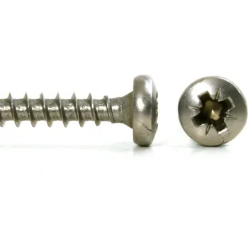 Spojovací materiál Vrut do dřeva nerez A2, půlkulatá hlava - 4.5x25