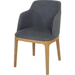 Drewmax Jídelní židle kt188 masiv buk (Barva dřeva: Ořech, Barva čalounění: Sab968)