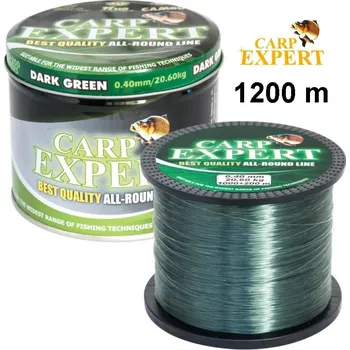Rybářský vlasec Carp Expert Dark Green Fishing Line 1200 m průměr: 0,35 mm