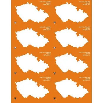 Flössler Obrysová mapa 298 x 211 mm