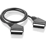 Kabel GoGEN SCART /SCART, 1m - černá