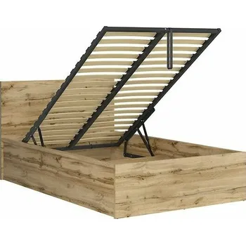 Postel Brwcz TETRIX LOZ/120/B dub wotan VČETNĚ ROŠTU BEZ MATRACE / 3BAL /