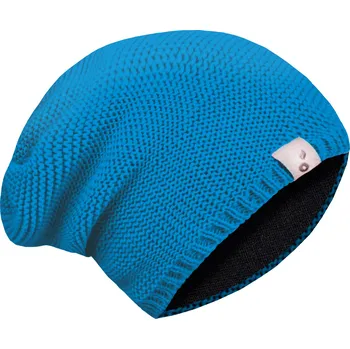 Čepice Unuo Chlapecká čepice pletená - Unuo, tyrkysová Barva: Tyrkysová, Velikost: S