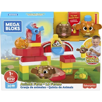 Stavebnice Mega Mega Bloks Zvířecí farma