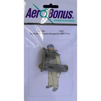Plastikový model 1/32 German&Austro-Hungar.Pilot WWI (1 fig.) No.1