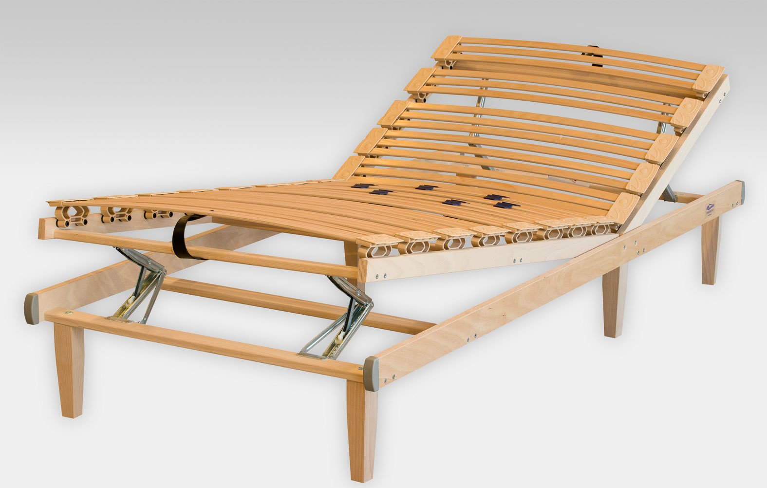 Amarost ručně polohovací lamelový rošt Amorflex trio 200x90cm, 42 pružných vrstvených bukových lamel