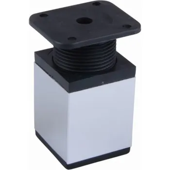 Strong Nábytková nožka čtvercová s rektifikací 40 x 150 chrom