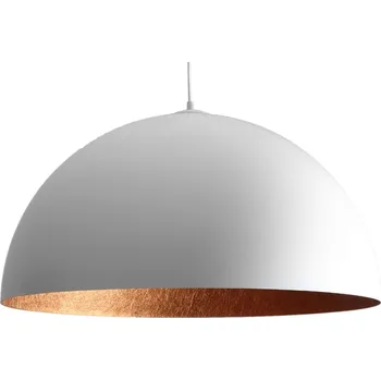 Nordic Design Bílo měděné závěsné světlo Darly 70 cm