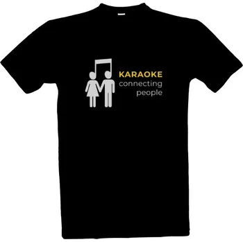Pánská móda Tričko s potiskem karaoke people pánské