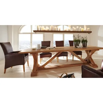 Jídelní stůl HAHNHOLZ Starý dubový jídelní stůl, verze - X Objednat v délce: 140 cm, šířka: 80 cm, výška: 60 cm