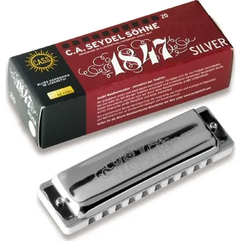 Foukací harmonika C.A. Seydel Söhne Blues 1847 Silver A